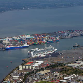 Belfast Cruise Ship - Square